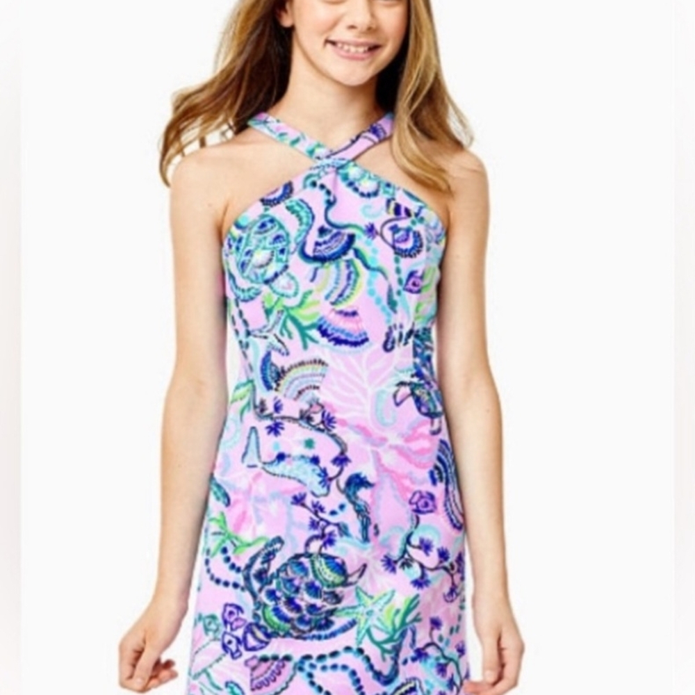 Lilly Pullitzer Girls Size 14 Mermaid Dres